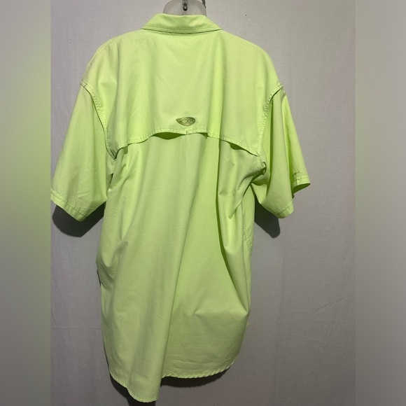 Drake Green Button Down Shirt Relaxed Fit - Picture 3 of 4